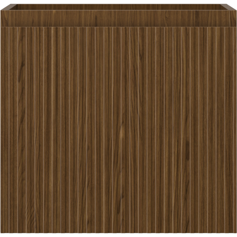 Mexen Rivel koupelnová skříňka pod umyvadlo 50 cm, 1 zásuvka, drážkovaná, ořech - 91A20-05047-1-BF86