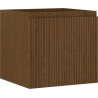 Mexen Rivel koupelnová skříňka pod umyvadlo 50 cm, 1 zásuvka, drážkovaná, ořech - 91A20-05047-1-BF86