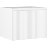 Mexen Rivel koupelnová skříňka pod umyvadlo 60 cm, 1 zásuvka, rýhovaná, bílá mat - 91A20-06047-1-BF01