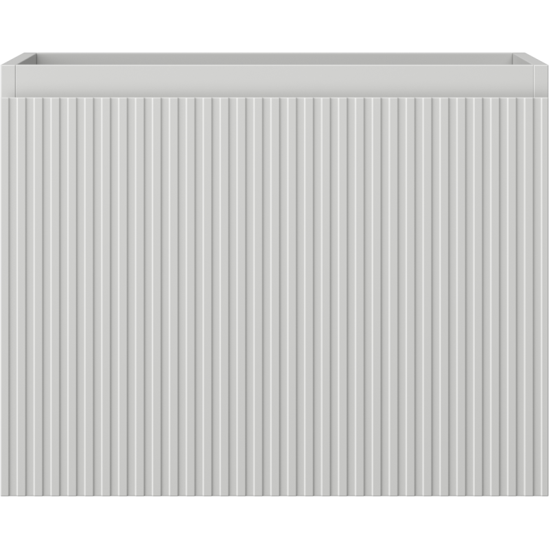 Mexen Rivel koupelnová skříňka pod umyvadlo 60 cm, 1 zásuvka, drážkovaná, šedá matná - 91A20-06047-1-BF62