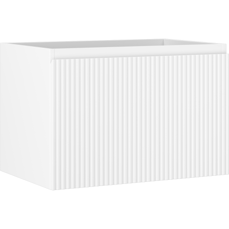 Mexen Rivel koupelnová skříňka pod umyvadlo 70 cm, 1 zásuvka, drážkovaná, bílá mat - 91A20-07047-1-BF01