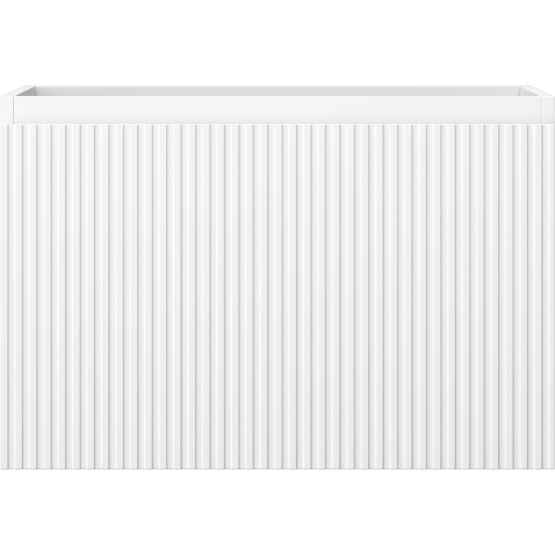 Mexen Rivel koupelnová skříňka pod umyvadlo 70 cm, 1 zásuvka, drážkovaná, bílá mat - 91A20-07047-1-BF01