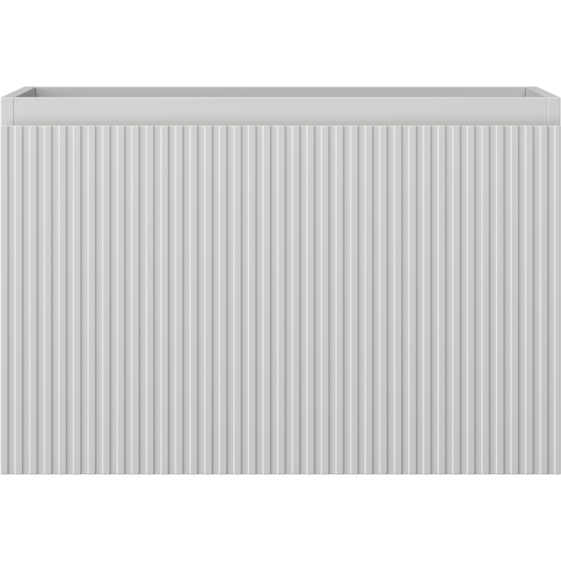 Mexen Rivel koupelnová skříňka pod umyvadlo 70 cm, 1 zásuvka, drážkovaná, šedá mat - 91A20-07047-1-BF62