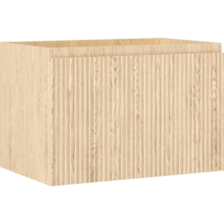 Mexen Rivel koupelnová skříňka pod umyvadlo 70 cm, 1 zásuvka, drážkovaná, dub - 91A20-07047-1-BF81