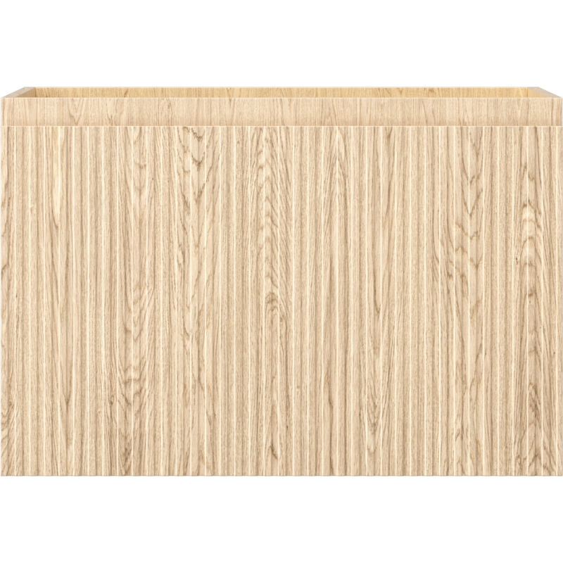 Mexen Rivel koupelnová skříňka pod umyvadlo 70 cm, 1 zásuvka, drážkovaná, dub - 91A20-07047-1-BF81