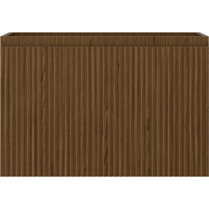 Mexen Rivel koupelnová skříňka pod umyvadlo 70 cm, 1 zásuvka, rýhovaná, ořech - 91A20-07047-1-BF86