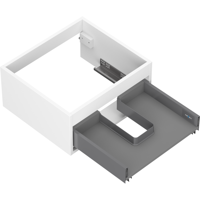 Mexen Box-A tělo skříňky pod umyvadlo 50 cm, 1 zásuvka, bílý mat - 91AX0-0500-235-1-01
