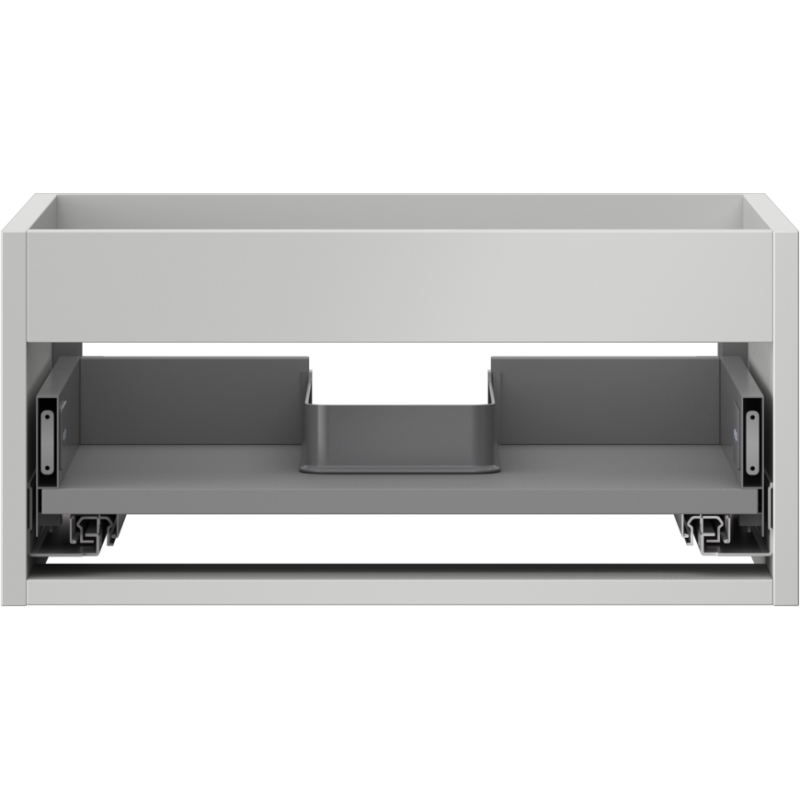 Mexen Box-A korpus skříňky pod umyvadlo 50 cm, 1 zásuvka, šedý mat - 91AX0-0500-235-1-62