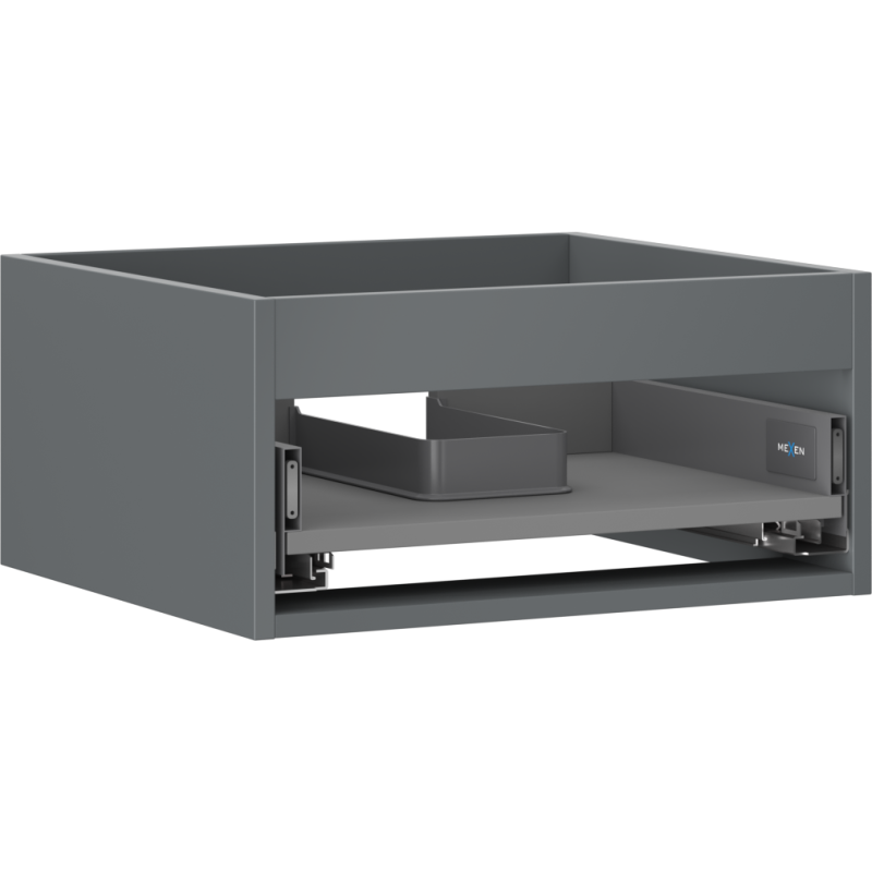 Mexen Box-A korpus skříňky pod umyvadlo 50 cm, 1 zásuvka, grafit mat - 91AX0-0500-235-1-66