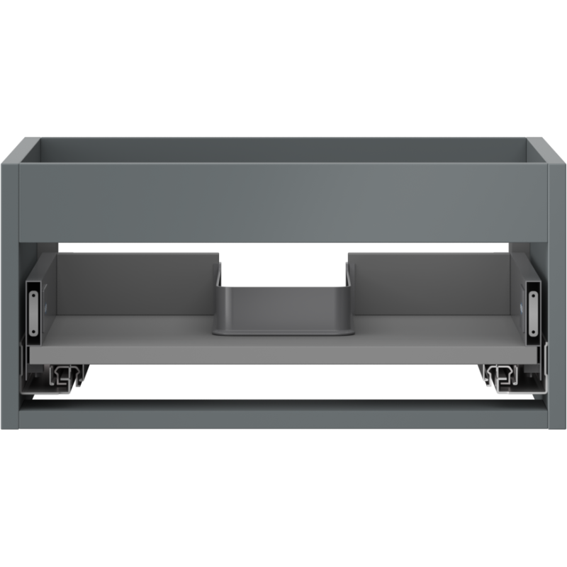 Mexen Box-A korpus skříňky pod umyvadlo 50 cm, 1 zásuvka, grafit mat - 91AX0-0500-235-1-66