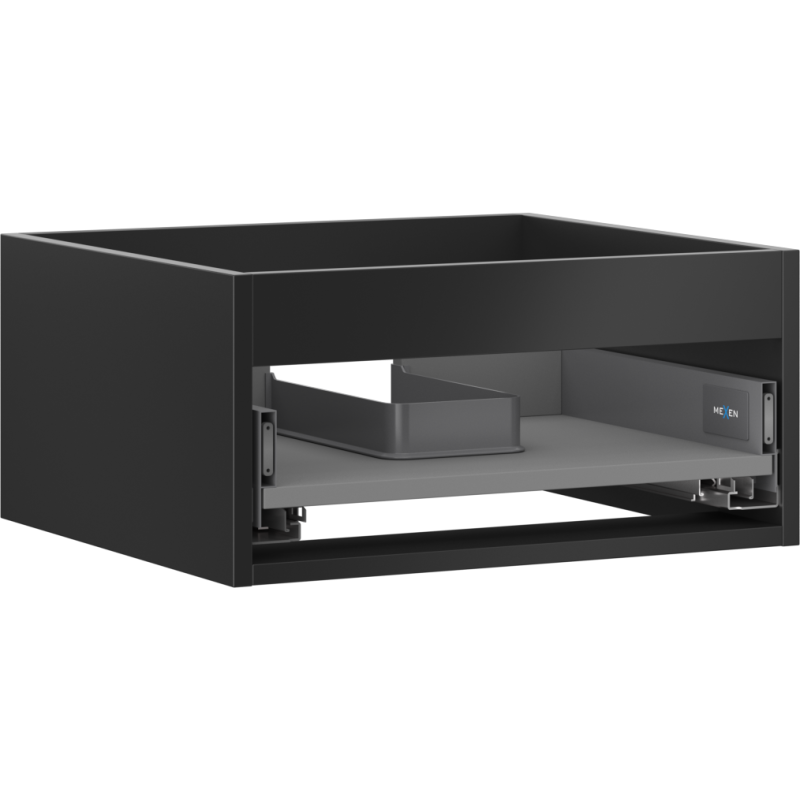 Mexen Box-A základ skříňky pod umyvadlo 50 cm, 1 zásuvka, černý mat - 91AX0-0500-235-1-71