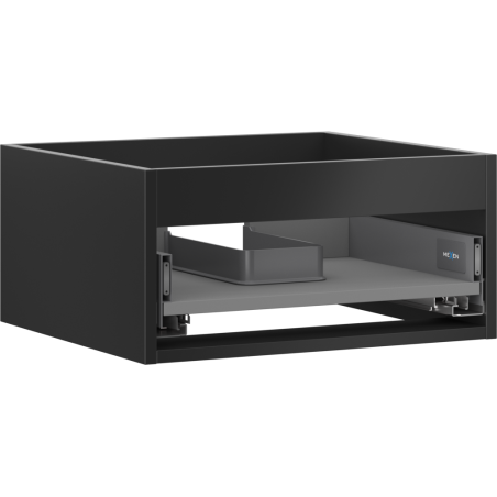 Mexen Box-A základ skříňky pod umyvadlo 50 cm, 1 zásuvka, černý mat - 91AX0-0500-235-1-71
