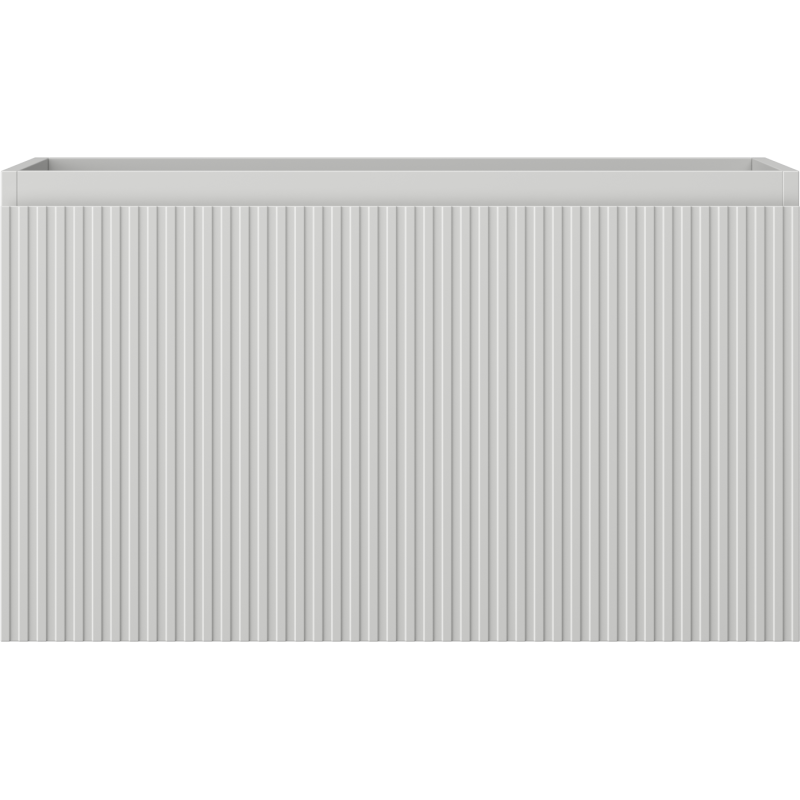 Mexen Rivel skříňka pod umyvadlo 80 cm, 1 šuplík, drážkovaná, šedá matná - 91A20-08047-1-BF62