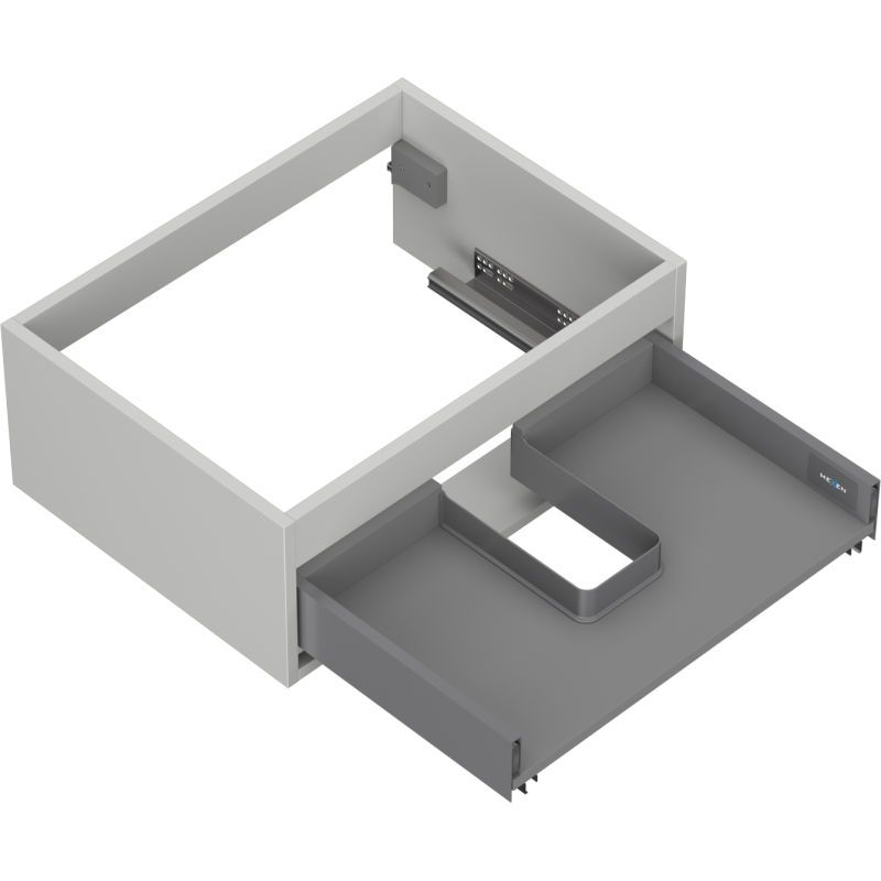 Mexen Box-A korpus umyvadlové skříňky 60 cm, 1 zásuvka, šedý mat - 91AX0-0600-235-1-62