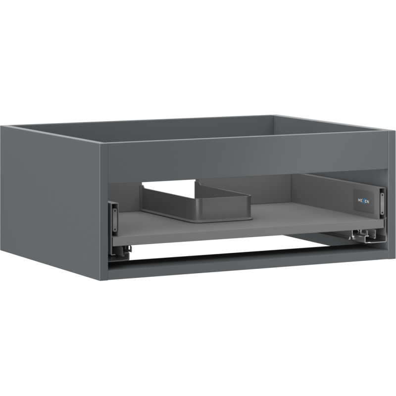 Mexen Box-A korpus skříňky podumyvadlové 60 cm, 1 zásuvka, grafit mat - 91AX0-0600-235-1-66