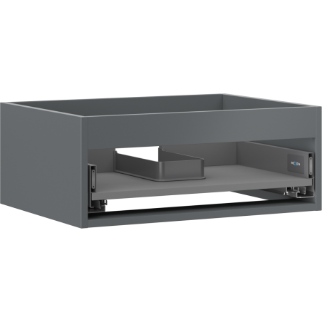 Mexen Box-A korpus skříňky podumyvadlové 60 cm, 1 zásuvka, grafit mat - 91AX0-0600-235-1-66