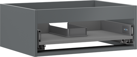 Mexen Box-A korpus skříňky podumyvadlové 60 cm, 1 zásuvka, grafit mat - 91AX0-0600-235-1-66