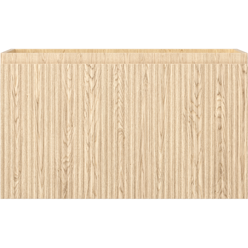 Mexen Rivel koupelnová skříňka pod umyvadlo 80 cm, 1 zásuvka, drážkovaná, dub - 91A20-08047-1-BF81