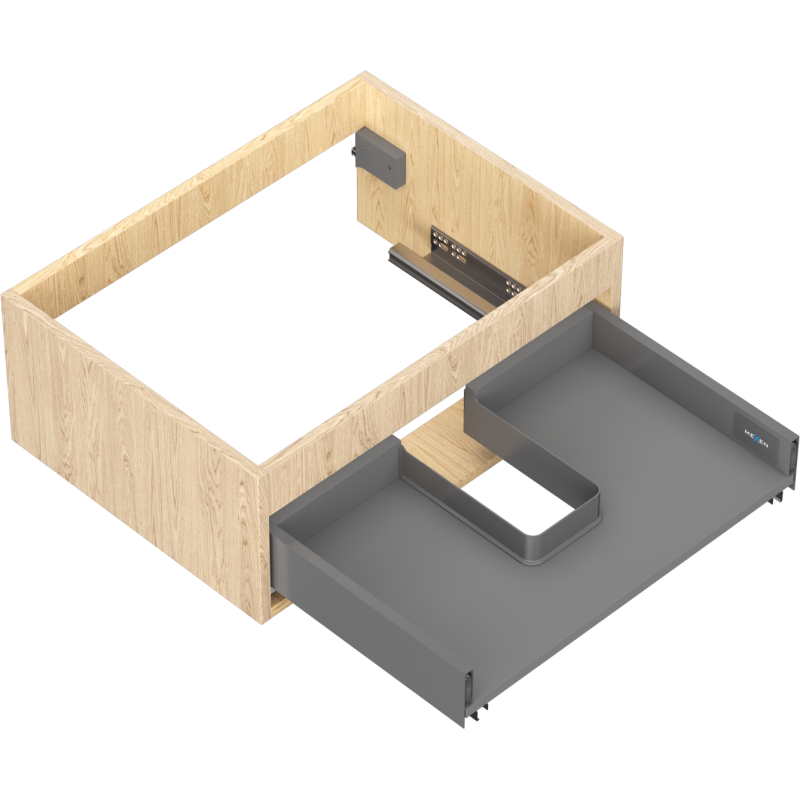 Mexen Box-A korpus skříňky pod umyvadlo 60 cm, 1 zásuvka, dub - 91AX0-0600-235-1-81