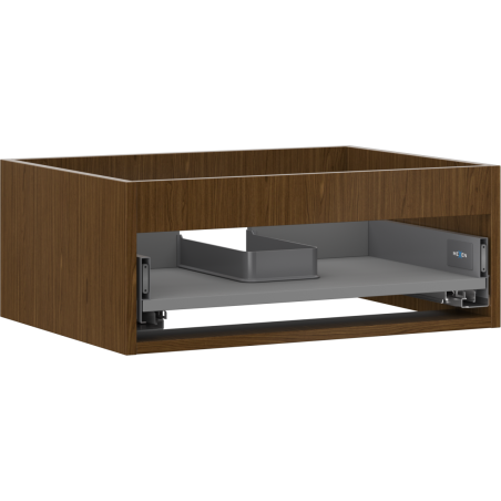 Mexen Box-A korpus koupelnové skříňky 60 cm, 1 zásuvka, ořech - 91AX0-0600-235-1-86