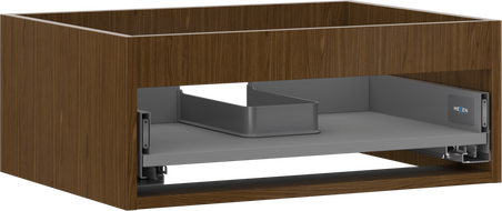 Mexen Box-A korpus koupelnové skříňky 60 cm, 1 zásuvka, ořech - 91AX0-0600-235-1-86