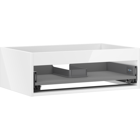 Mexen Box-A korpus skříňky pod umyvadlo 70 cm, 1 zásuvka, bílý lesk - 91AX0-0700-235-1-00