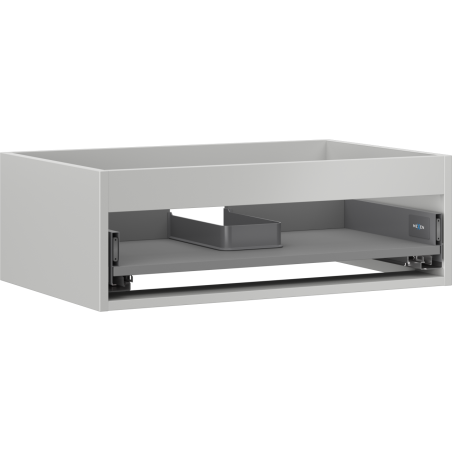 Mexen Box-A korpus skříňky pod umyvadlo 70 cm, 1 zásuvka, šedý mat - 91AX0-0700-235-1-62