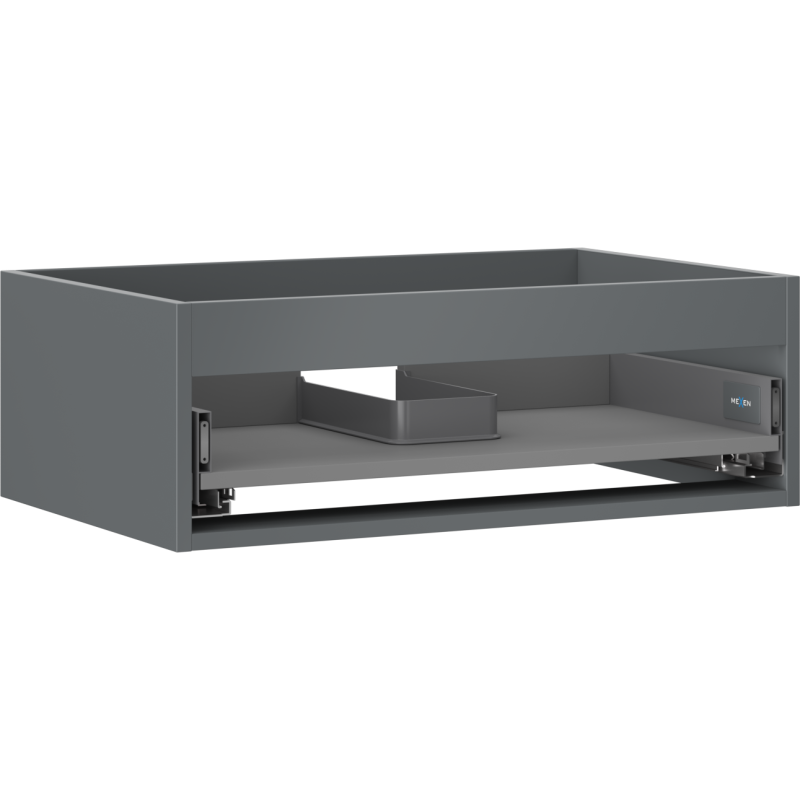 Mexen Box-A skříňka pod umyvadlo 70 cm, 1 zásuvka, grafit mat - 91AX0-0700-235-1-66