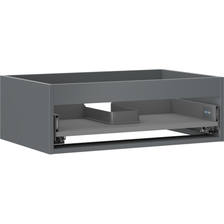 Mexen Box-A skříňka pod umyvadlo 70 cm, 1 zásuvka, grafit mat - 91AX0-0700-235-1-66