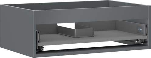 Mexen Box-A skříňka pod umyvadlo 70 cm, 1 zásuvka, grafit mat - 91AX0-0700-235-1-66