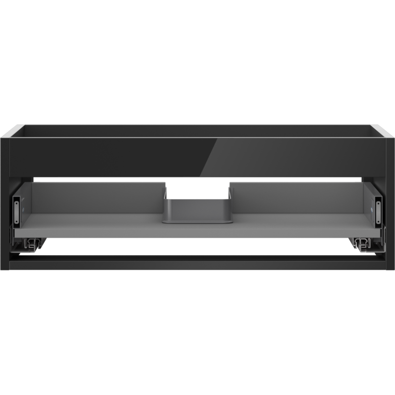 Mexen Box-A korpus skříňky pod umyvadlo 70 cm, 1 zásuvka, černý lesk - 91AX0-0700-235-1-70