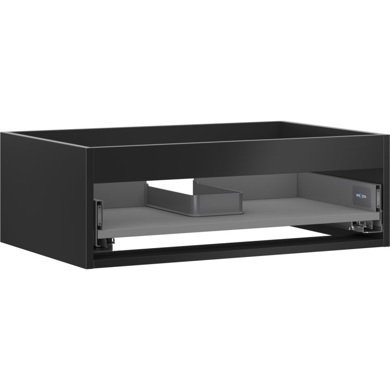 Mexen Box-A korpus skříňky pod umyvadlo 70 cm, 1 zásuvka, černý mat - 91AX0-0700-235-1-71