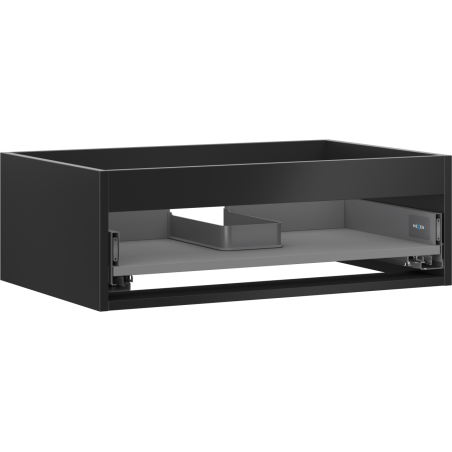 Mexen Box-A korpus skříňky pod umyvadlo 70 cm, 1 zásuvka, černý mat - 91AX0-0700-235-1-71