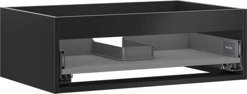 Mexen Box-A korpus skříňky pod umyvadlo 70 cm, 1 zásuvka, černý mat - 91AX0-0700-235-1-71