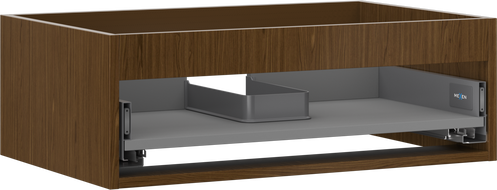 Mexen Box-A skříňka pod umyvadlo 70 cm, 1 zásuvka, ořech - 91AX0-0700-235-1-86