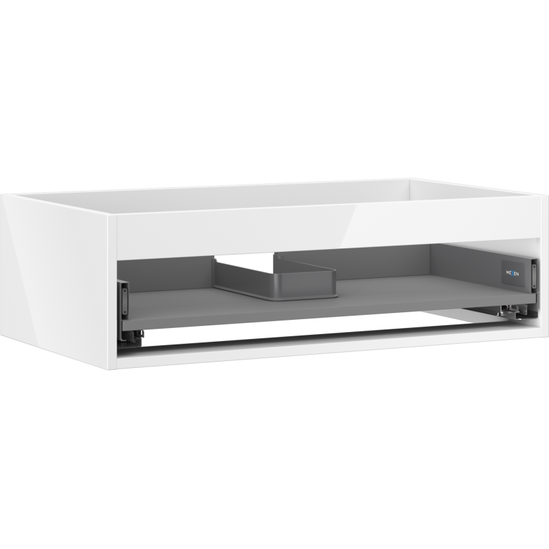 Mexen Box-A korpus skříňky pod umyvadlo 80 cm, 1 zásuvka, bílý lesk - 91AX0-0800-235-1-00