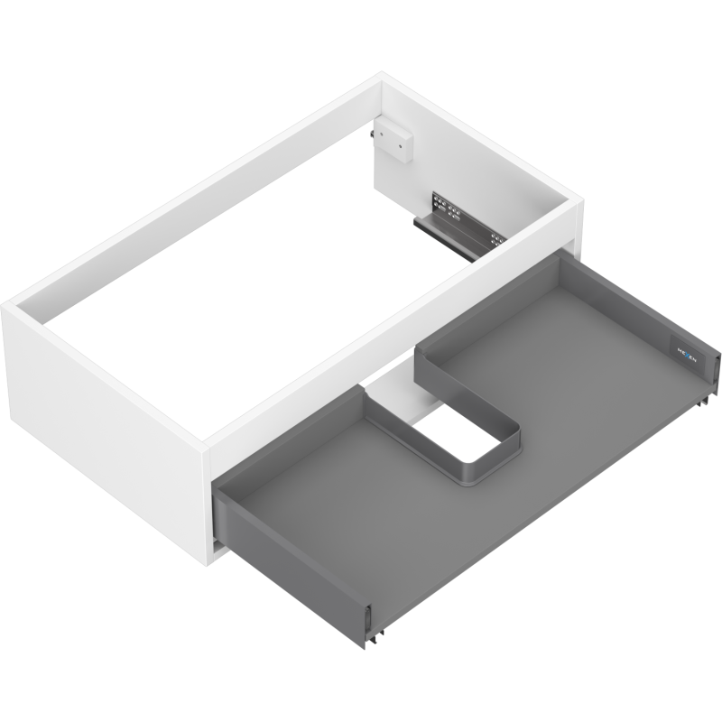 Mexen Box-A skříňka pod umyvadlo 80 cm, 1 zásuvka, bílý mat - 91AX0-0800-235-1-01