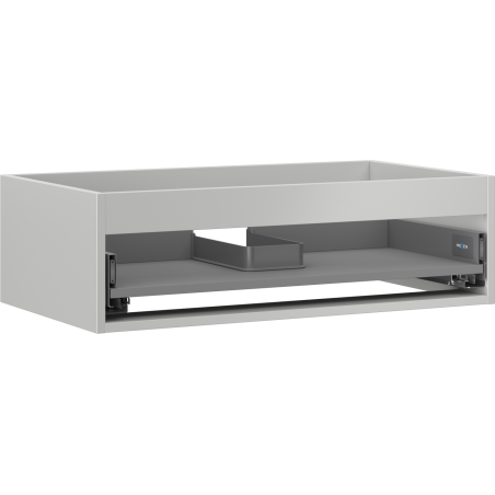 Mexen Box-A skříňový korpus pod umyvadlo 80 cm, 1 zásuvka, šedý mat - 91AX0-0800-235-1-62