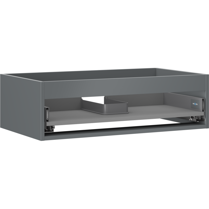 Mexen Box-A korpus skříňky pod umyvadlo 80 cm, 1 zásuvka, grafit mat - 91AX0-0800-235-1-66