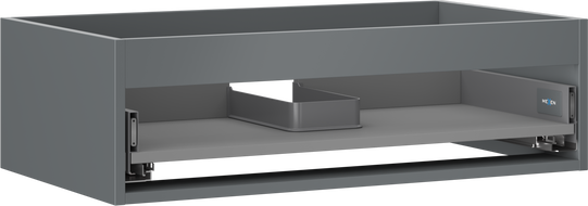 Mexen Box-A korpus skříňky pod umyvadlo 80 cm, 1 zásuvka, grafit mat - 91AX0-0800-235-1-66