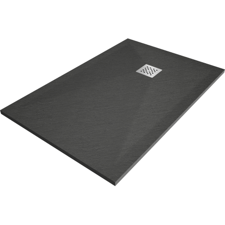 Mexen Stone+ obdélníkový kompozitní sprchový kout 140 x 90 cm, antracit - 44719014