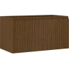 Mexen Rivel koupelnová skříňka pod umyvadlo 90 cm, 1 zásuvka, drážkovaná, ořech - 91A20-09047-1-BF86