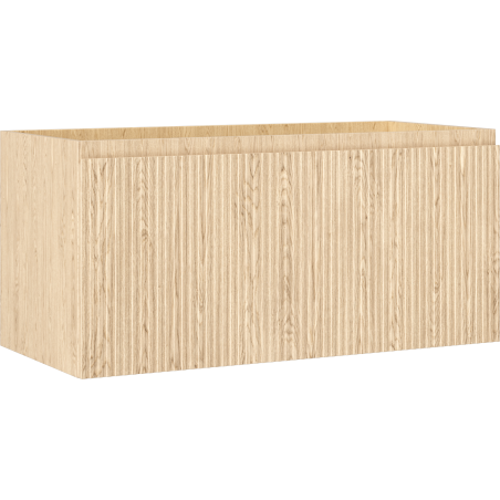 Mexen Rivel koupelnová skříňka pod umyvadlo 100 cm, 1 zásuvka, drážkovaná, dub - 91A20-10047-1-BF81