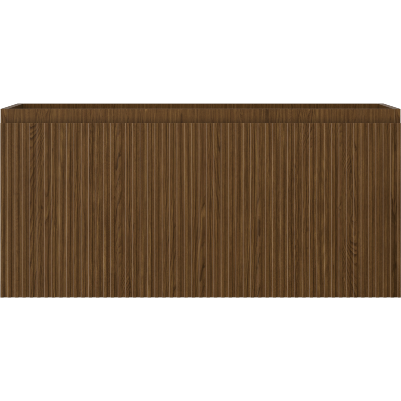 Mexen Rivel koupelnová skříňka pod umyvadlo 100 cm, 1 zásuvka, vroubkovaná, ořech - 91A20-10047-1-BF86