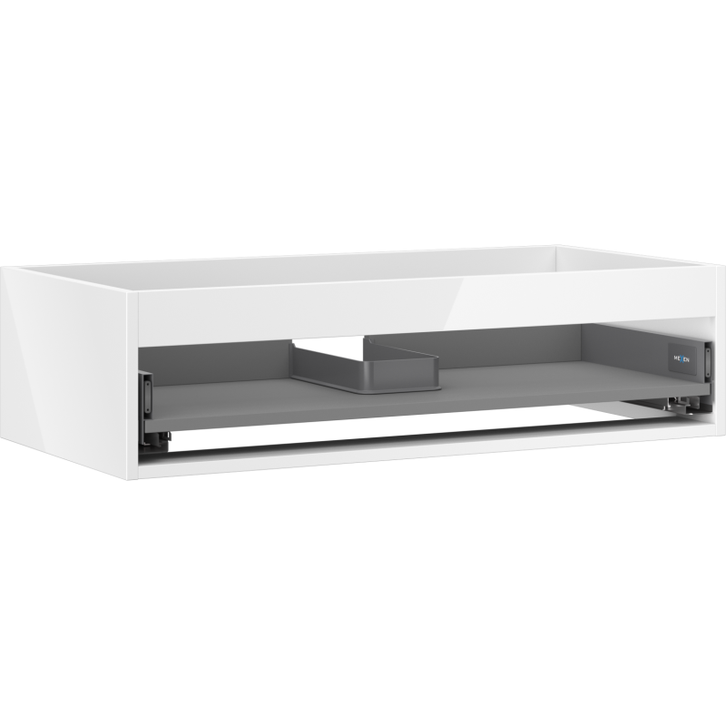 Mexen Box-A korpus skříňky pod umyvadlo 90 cm, 1 zásuvka, bílý lesk - 91AX0-0900-235-1-00