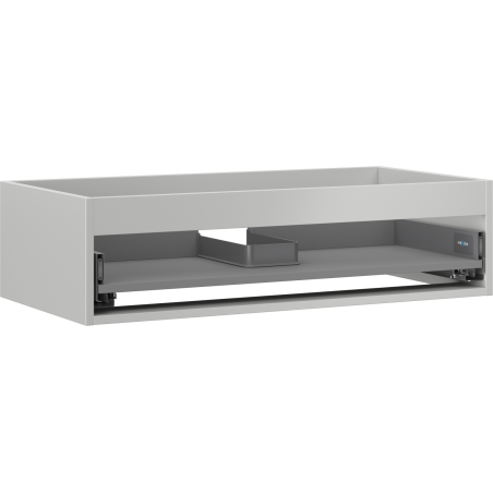 Mexen Box-A korpus skříňky pod umyvadlo 90 cm, 1 zásuvka, šedý mat - 91AX0-0900-235-1-62