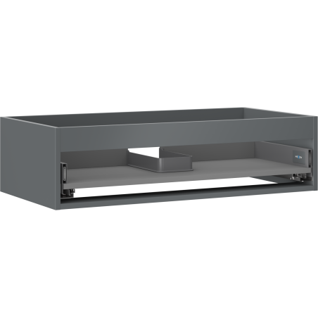 Mexen Box-A korpus skříňky pod umyvadlo 90 cm, 1 zásuvka, grafit mat - 91AX0-0900-235-1-66