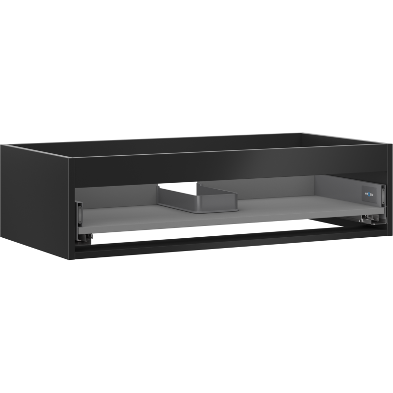 Mexen Box-A skříňka pod umyvadlo 90 cm, 1 zásuvka, černý mat - 91AX0-0900-235-1-71