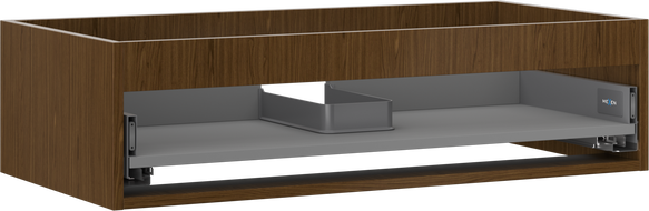 Mexen Box-A korpus skříňky podumyvadlové 90 cm, 1 zásuvka, ořech - 91AX0-0900-235-1-86