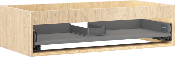 Mexen Box-A korpus skříňky pod umyvadlo 90 cm, 1 zásuvka, dub - 91AX0-0900-235-1-81